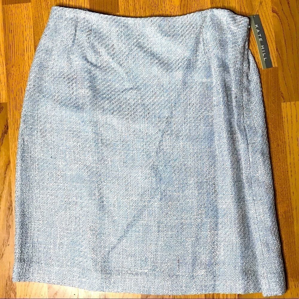 NWT Kate Hill Tweed Skirt